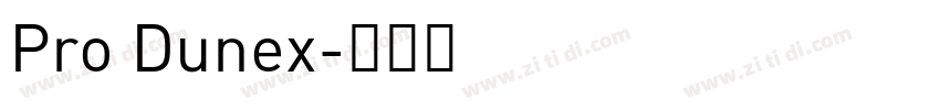 Pro Dunex字体转换